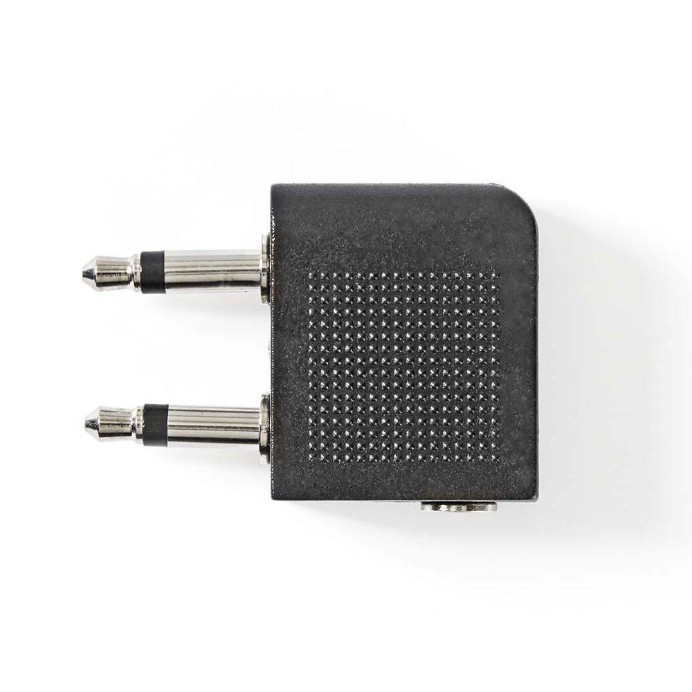 Nedis Mini-jack male naar mini-jack female (2x) stereo adapter