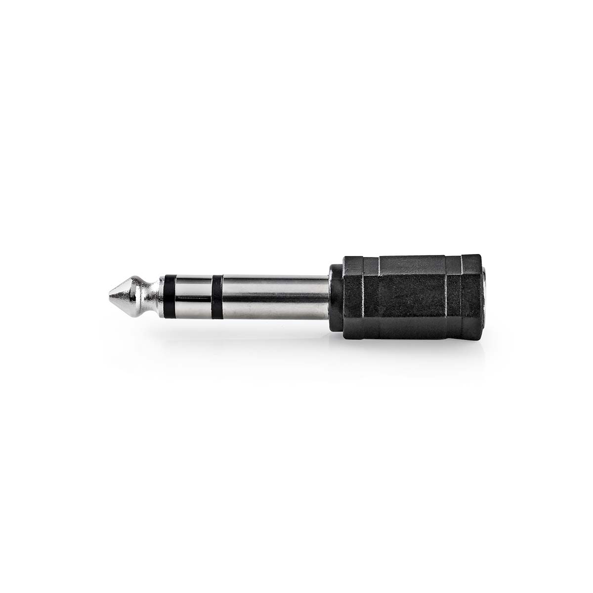 Nedis Stereo-adapter 6,35 naar 3,5 mm vernikkeld