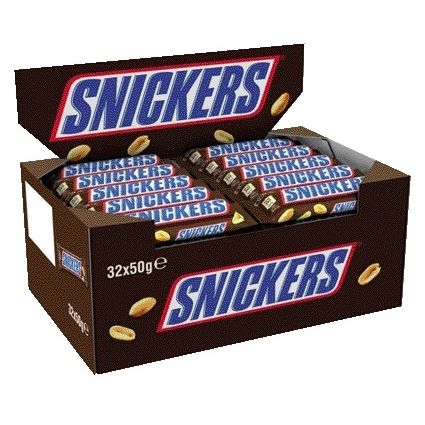 Snoep Snickers reep 32x50 gram